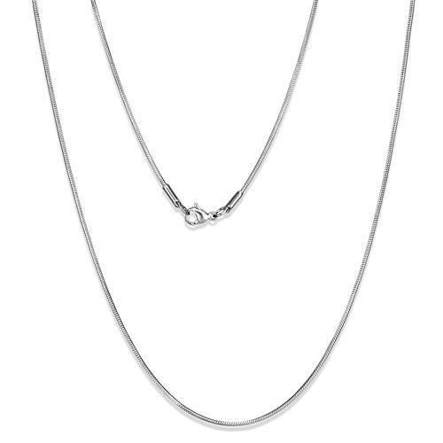 JCE2436 High polished (no plating) Stainless Steel Chain with No Stone
